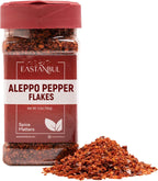 Eastanbul Aleppo Pepper, 5.3oz, Aleppo Pepper Flakes, Ground from Turkey, Pul Biber for Mediterranean & Middle Eastern Dishes, Crushed Turkish Red Biber Flakes, Delicious Chili, Vegan, Gluten Free