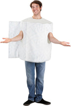 Toilet Paper Costume for Adults | Funny Polyfoam Tunic Shaped Giant Tp Roll | Perfect for Halloween Parties