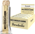 Barebells Protein Bars White Chocolate Almond - 12 Count, 20g High Protein Treats - Chocolate Nutrition Bar with 1g Total Sugars - On-The-Go Breakfast or Post-Workout Snack