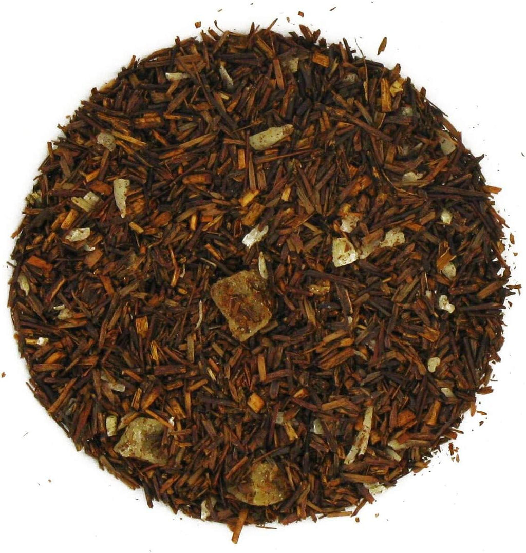 Hawaiian Colada Rooibos Tea Pouches - 4oz | Loose Leaf Herbal Blend | Pineapple Coconut Flavor | Naturally Caffeine-Free | Tropical Inspired Beverage | Hot or Iced Refreshment