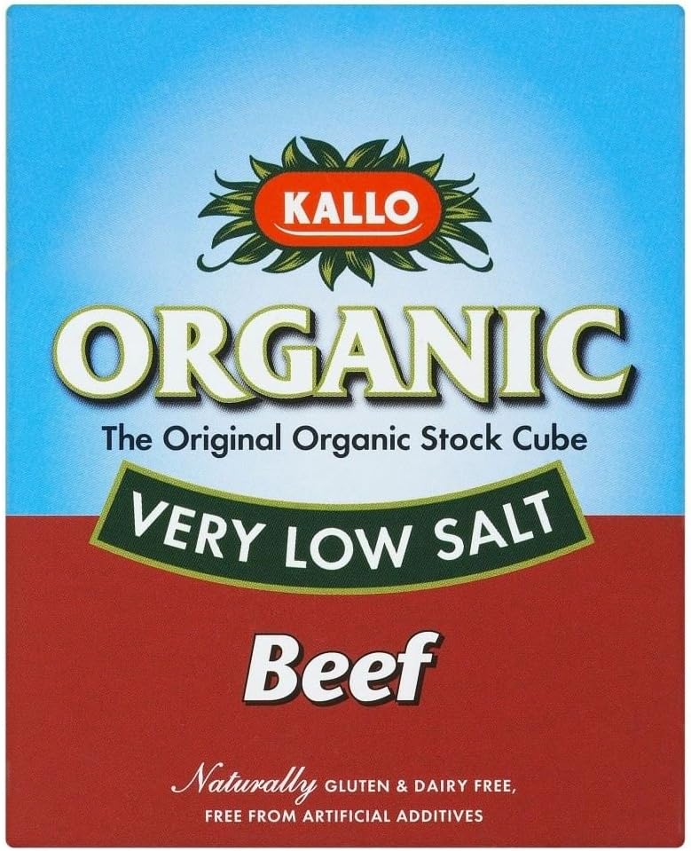Kallo Organic Very Low Salt Beef Stock Cubes (51g)