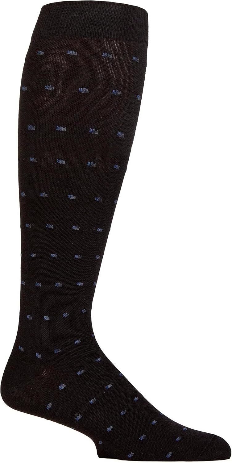 IOMI - Mens Graduated Compression Knee High 15-20 mmHg DVT Travel Flight Socks