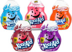 Kool-Aid Drink Mix, 1 Watermelon, 1 Orange, 1 Grape, 1 Cherry, 1 Tropical Punch, 5 CT, 1.62 Fl Oz Each (Variety Pack)