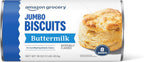 Amazon Grocery, Jumbo Buttermilk Biscuits, 16 Oz, 8 Ct (Previously Amazon Fresh, Packaging May Vary)