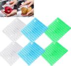 6 Pcs Vegetable Cleaning Brushes Flexible Potato Scrubber Brush Multi-Usages Fruit and Veggie Scrubber Carrots Cleaner Scrubber Brush Kitchen Gadgets