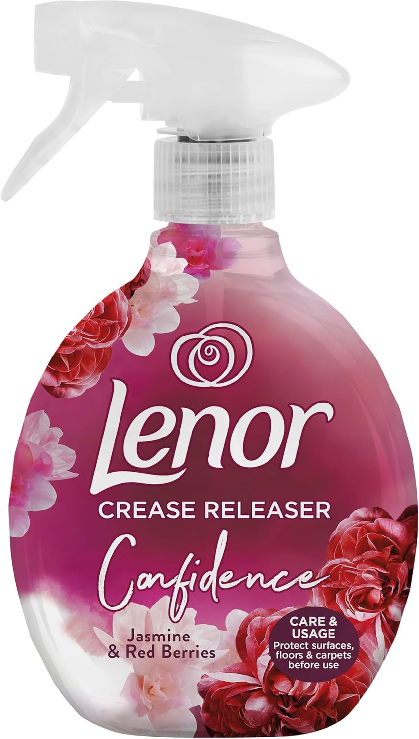 Lenor Crease Release Divine Ruby Jasmine 2 X 500ML Removes Creases Iron