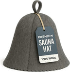 Premium Sauna Hat – 100% Natural Wool, Handmade Sauna Headwear for Men and Women – Eco-Friendly, Breathable