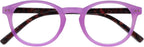 OPULIZE Zen Reading Glasses Cool Round Frame Spring Hinges Scratch Resistant Mens Womens