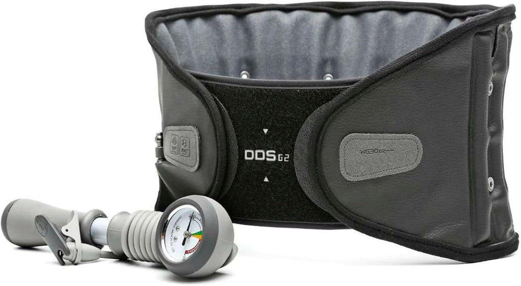 DDS, Inc. G2 Lumbar Decompression Belt, Pneumatic Air Decompression Back Brace for Men and Women, Lower Back Stability for Work, Home, Driving, Lifting, and Daily Wear for All Activity –Extra Large
