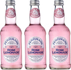 Fentimans Sparkling Rose Lemonade - Sparkling Pink Lemonade with Natural Ingredients & Pure Rose Extract, Mixer, Craft Soda, Botanically Brewed Lemonade - 9.3 Fl Oz (Pack of 3)