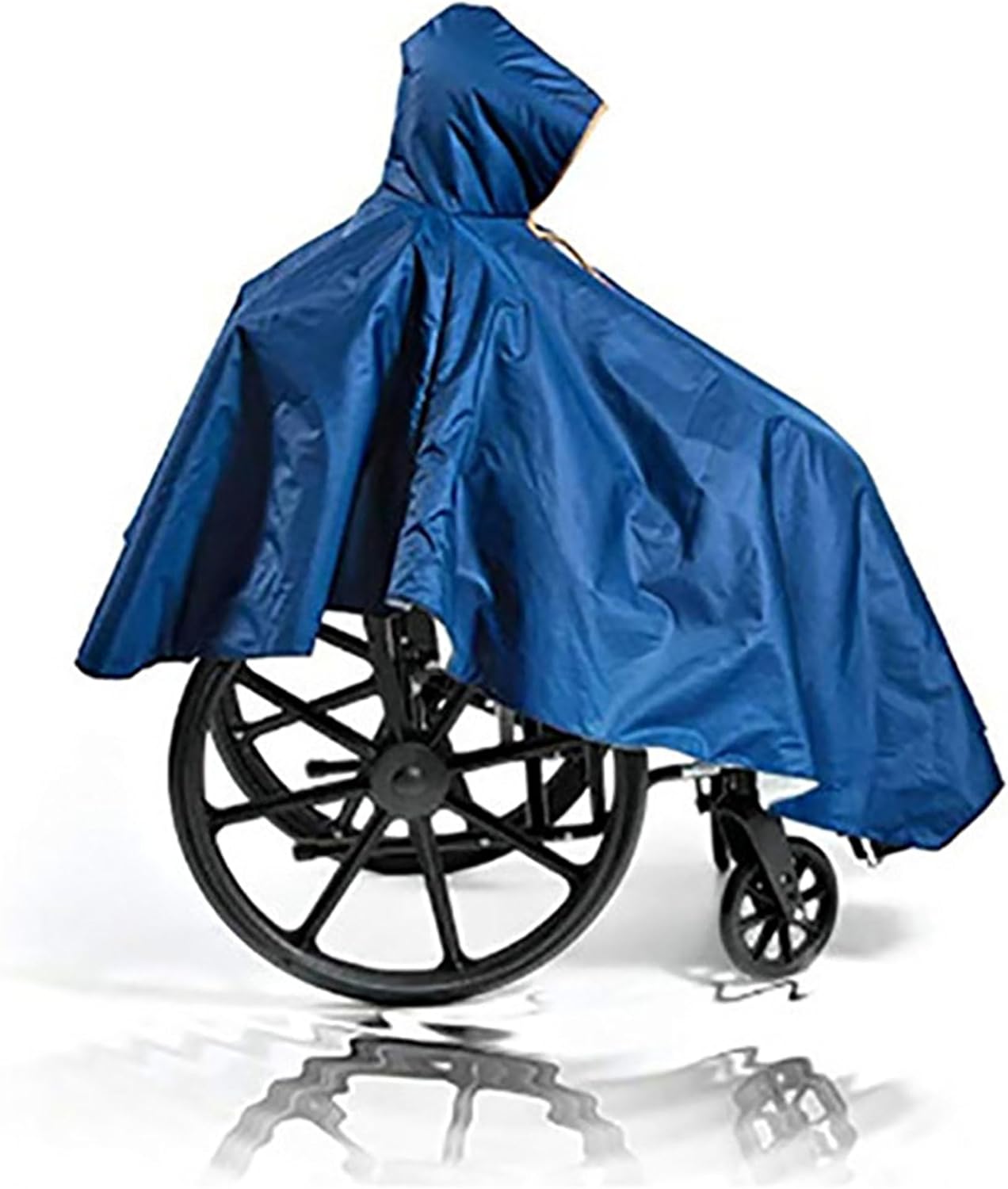 Waterproof Wheelchair Poncho, Windproof Rain cover adults Mobility Scooter Poncho Cape