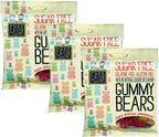 3 x Free From Fellows Sugar Free Gummy Bears Sweets 3.5oz