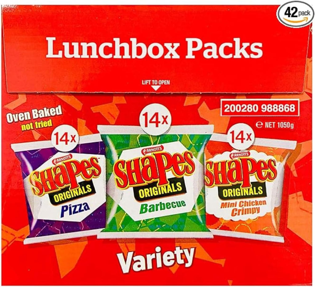 Arnott's Shapes Variety Pack x 42 1050g