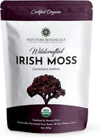 USDA Organic Irish Sea Moss – Wildcrafted Chondrus Crispus (Purple) – 100% Natural, Sustainably Harvested from Chile – Makes ~100oz of Sea Moss Gel – Nutrient-Rich Superfood – Red’s Pure Botanicals