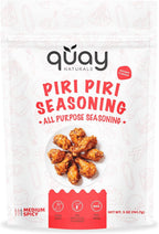 Quay Naturals Piri Piri Seasoning Mix, 5 oz - Original Flavor - Perfect for Chicken, Seafood & Fries - Multi Purpose Peri Peri Spice Rub & Blend - No Preservatives, Colors & Additives - Non GMO