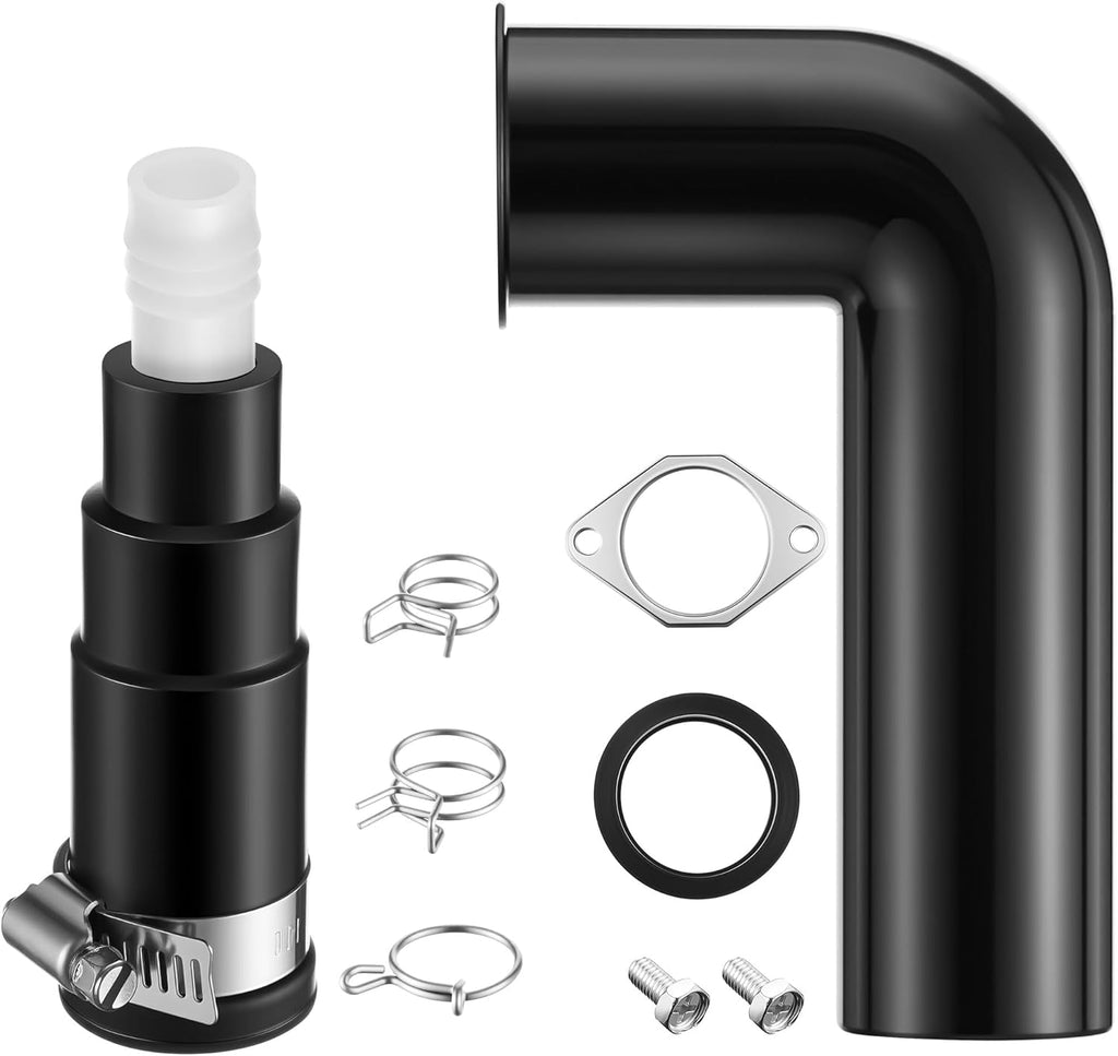 Saillong Dishwasher Drain Hose Adapter & Garbage Disposal Drain Elbow Kit, Compatible with Insinkerator Garbage Disposals, Leak Proof Upgraded Drain System, Essential Replacement Parts Included
