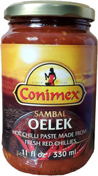 Conimex Sambal Oelek (Hot Chilli Paste) (11 oz)