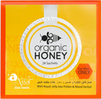 Organic Natural Honey (Large Pack of 24 Sachets 10Gram Each)