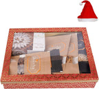 Jaiccha Ghasitaram Christmas Gifts Hamper Box 6 Goodies with Kaju Katlis