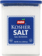 Badia Kosher Salt, 8 oz – Essential Kitchen Kosher Salt for Grilling, Cooking & Everyday Seasoning