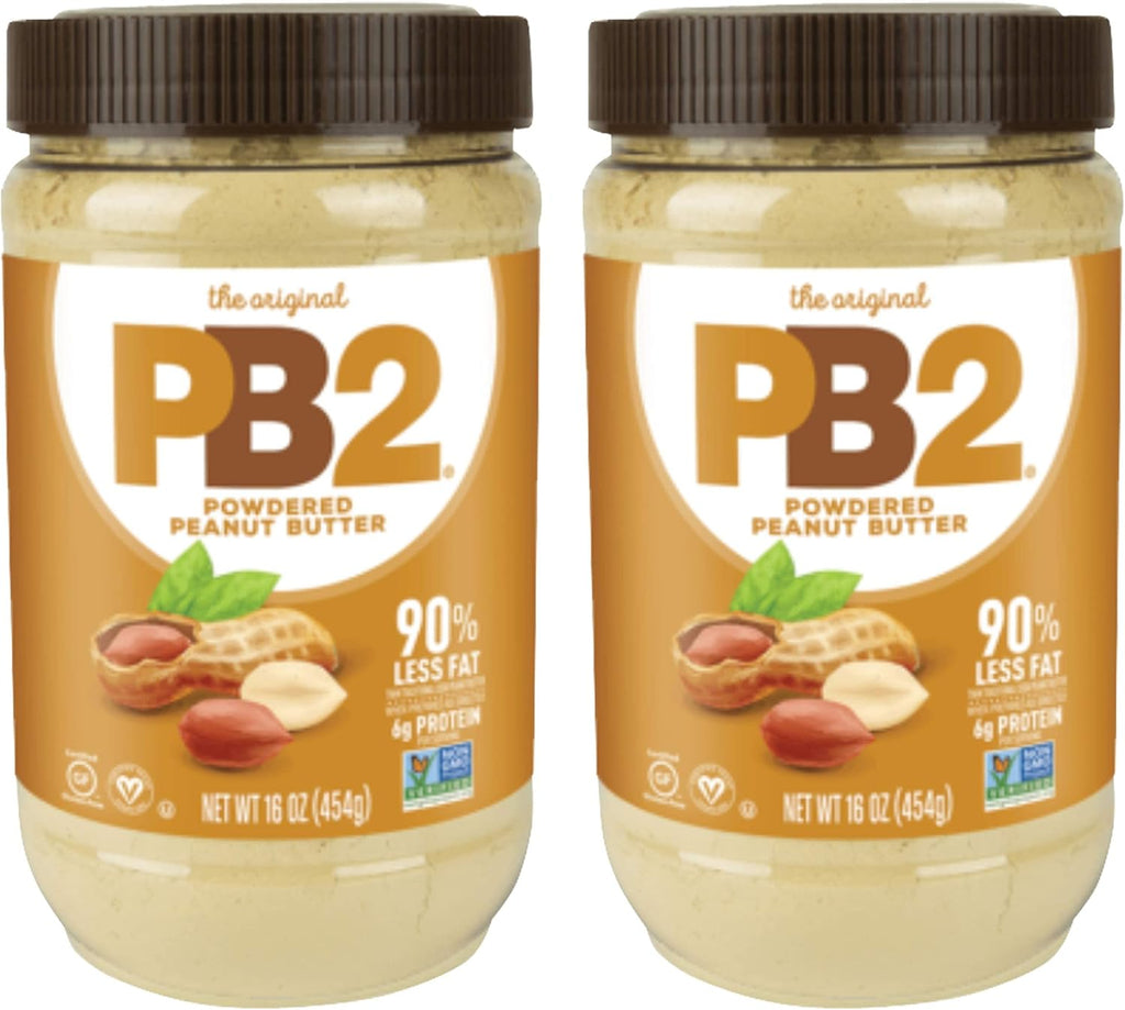 PB2 Powdered Peanut Butter, 1lb Jar (2-pack)