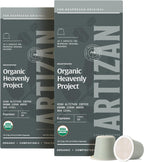 Artizan Coffee Decaf Organic Swiss Water Espresso Pods for Nespresso Original | Heavenly Project | 20 Home Compostable Capsules
