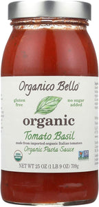 Organico Bello Organico Bello Tomato Basil, 25 Ounce