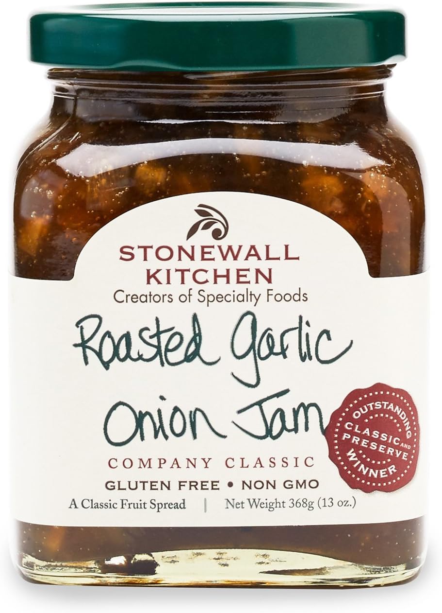 Stonewall Kitchen Roasted Garlic Onion Jam, 13 Ounces