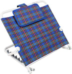 Adjustable Padded Comfy Backrest Foldable Sit-Up Back Rest Angle Adjustable Bed Backrest Support for Orthopedic Neck, Head and Lumbar Support for Bed