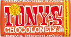 Tony’s Chocolonely Belgian Milk Chocolate Candy Bar With Caramel & Sea Salt for Snacks, Chocolate Bar for Party Favors, Gifts, or Gift Basket, 32% Cacao, Made From Quality Fairtrade Cocoa, 6.35 Oz