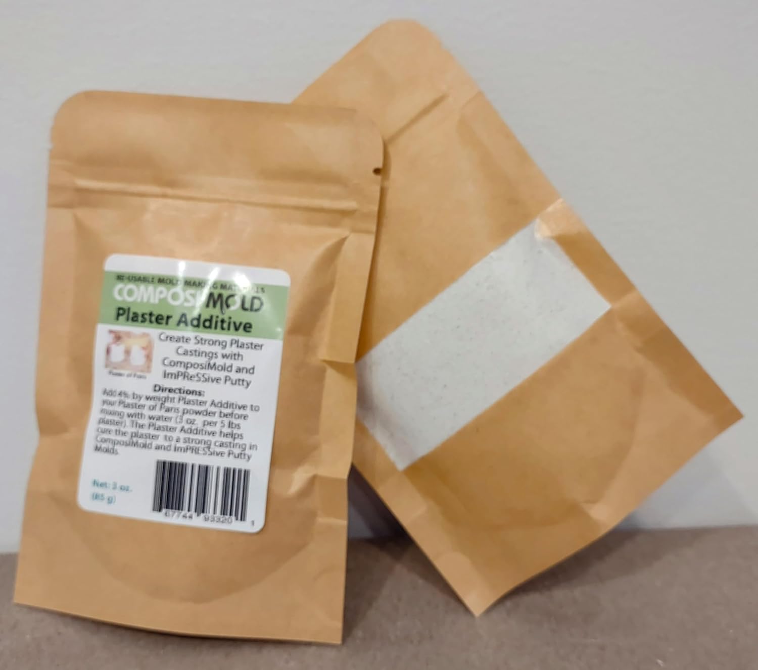 Plaster Powder Additive for Plaster of Paris for Strong Plaster Castings in ComposiMold… (3, Ounces)
