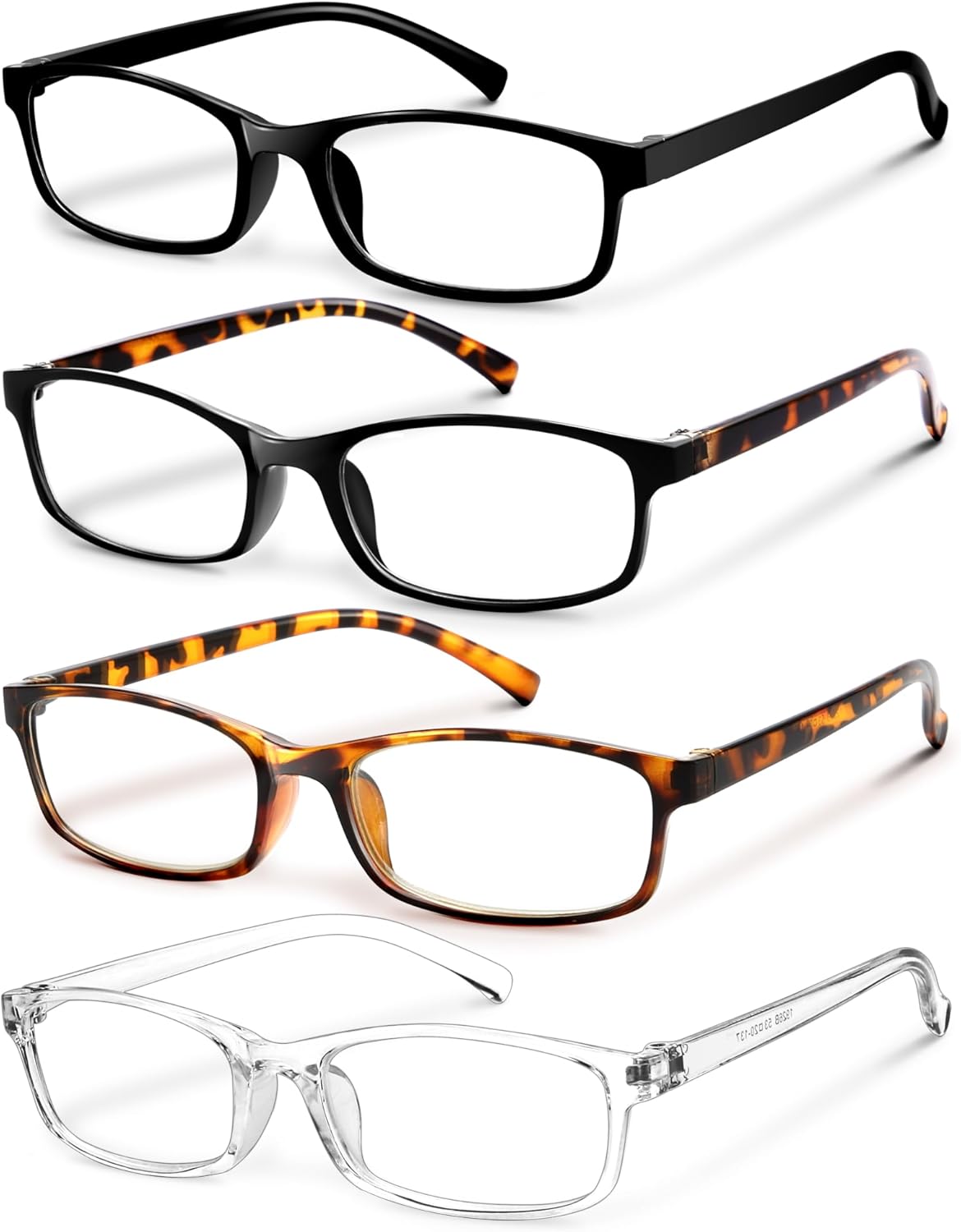 Gaoye +1.0 Multi Pack Reading Glasses Women - Blue Light Blocking Lenses, TR90 Frames, UV400 - Eyeglasses with Clear Vision