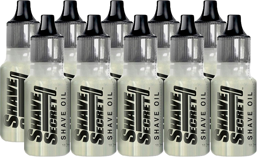 Shave Secret Shaving Oil - The Best Shave Ever! 18.75Ml (10 Pack)