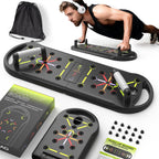 JLoibao Push Up Board Fitness, Workout Home Gym Equipment, 20 in 1 Exercise Pushup Bar Handles for Floor, Strength Training Equipment for Men