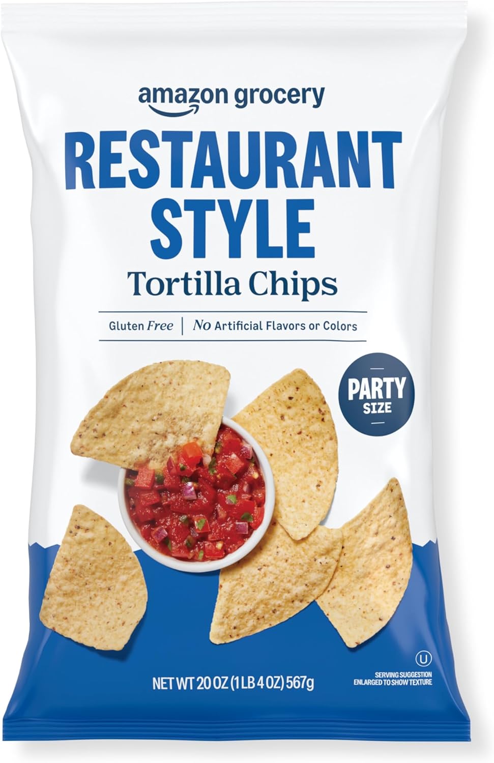 Amazon Grocery, Restaurant Style Tortilla Chips, 20 Oz