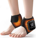 2PCS Cordless Ankle Heating Pads, Ankle Massager with Heat FSA Eligible Items List, Rechargeable Heated Foot Brace Wrap, 3 Vibration and Heating Modes, Auto Shut Off