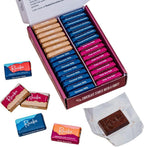 Raaka Dark Chocolate Gift Box | Mini Dark Chocolate Variety Pack | Organic, Vegan, Gluten Free | Box of 30 Individually Wrapped Chocolates