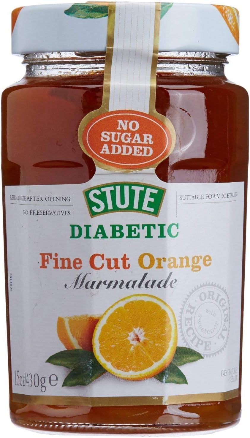 Stute Diabetic Fine Cut Orange Extra Marmalade 6 x 430g
