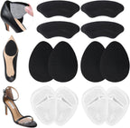 6 Pairs Heel Pads for Women - Non-Slip & Pain-Relief, Breathable Heel Grips & Cushioned Inserts for Loose Shoes/High Heels/Boots, Fits Most Footwear