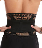Breathable Lower Back Brace with 4 Stays, Plus Size Lumbar Support Belt for Back Pain Relief with Removable Compression Straps, Back Braces for Herniated Disc, Sciatica,Heavy Lifting