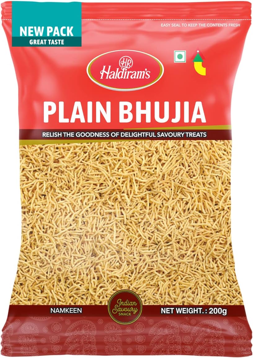 Haldiram Bhujia Plain - Pack Of 6