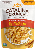 Catalina Crunch Protein Cereal | Sugar Free Breakfast Cereal with 11g of Protein | Gluten Free, Keto Friendly | Cinnamon Toast - 9 oz. Bag (Pack of 1)