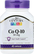 21st Century Co Q10 30 mg Capsules, 45 Count (21341)