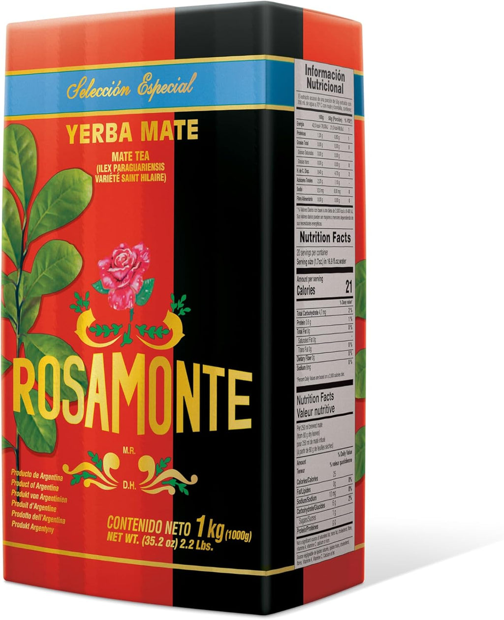 Rosamonte Yerba Mate- Selection Especial (Special Aged) Hard Pack 1k (2.2lb)