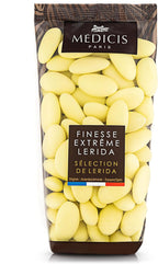 Medicis Premium Candied Almond Dragees (French Jordan Almonds) Sugar Coated Candies Ideal as a Party Favor for Weddings and Baby Showers, 75 Count Bag 8.8oz, Yellow