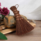 Household Supplies Decoration to Ward Off Evil Spirits for Infants Bedrooms and Tea Sets Made of Premium Tendrils Coir Fiber Mini Broom for Tea Trays Hanging