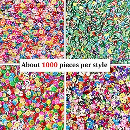 10000 PCS Nail Art Slices Fruits Slice Polyme Slices for Nail Art and Cellphone Decorations（10000 PCS）