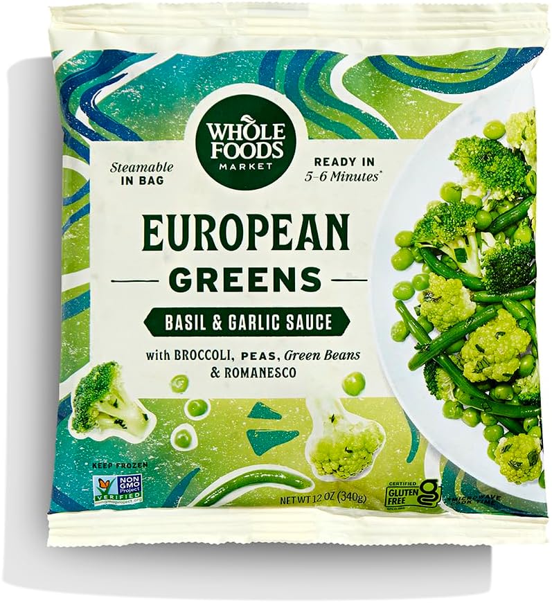 WHOLE FOODS MARKET European Greens Vegetable Blend, 12 OZ
