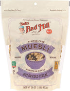 Bob's Red Mill Gluten Free Muesli Cereal, 16 OZ (Pack of 3)