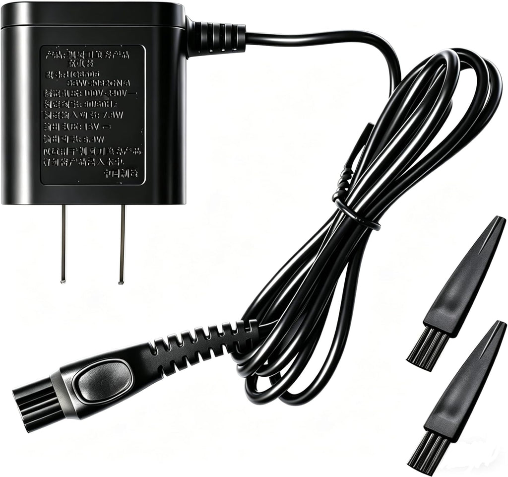 LinMei HQ8505 Power Cord for Philips QP6520 QP6530 MG7750 MG5750 3000 5000 6000 7000 9000 Series Electric Beard Trimmer, Shaver and Groomer